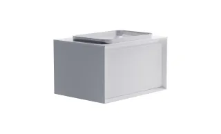 Тумба с раковиной Astra-Form Фрейм 4631177713859 80 см белый матовый